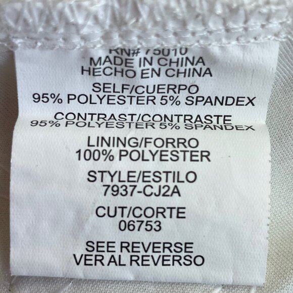 City Triangles Off White/Cream Fit & Flare Dress with Rose Gold Sequins, size 7 - Picture 10 of 10